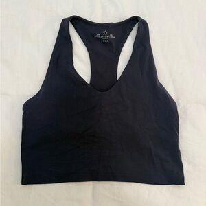 Aerie Navy Blue Cropped Sports Bra Top